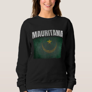 Bedrückte mauretanische Flagge Grafik für Männer F Sweatshirt