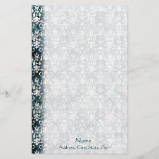 Bedruckter Jeans-Damask Briefpapier