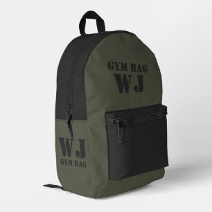  BEDRUCKTER RUCKSACK