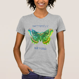 Bedrückter Schmetterling Nirvana T-Shirt