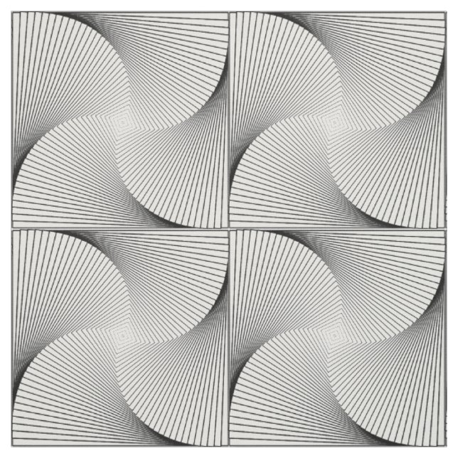 Bedrucktes Baumwollgewebe, gepolstertes Spiralmust Stoff (Muster)