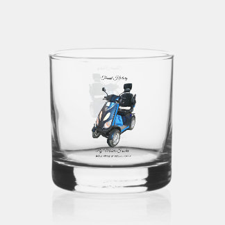 Bedrucktes Felsglas Whiskyglas