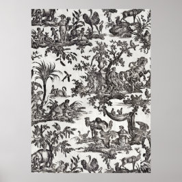 Bedrucktes Gewebe Poster