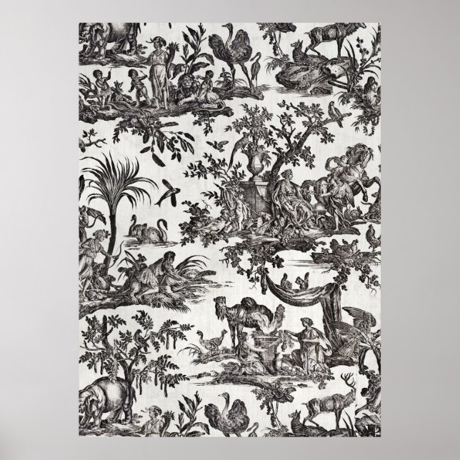 Bedrucktes Gewebe Poster (Vorne)