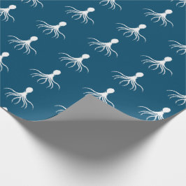 Bedrücktes Octopus-Design - Matte Wrapping Paper Geschenkpapier