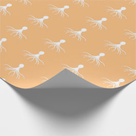 Bedrücktes Octopus-Design - Matte Wrapping Paper Geschenkpapier