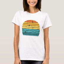 Bedrucktes Retro-Sonnenuntergangs-Streifenmuster m