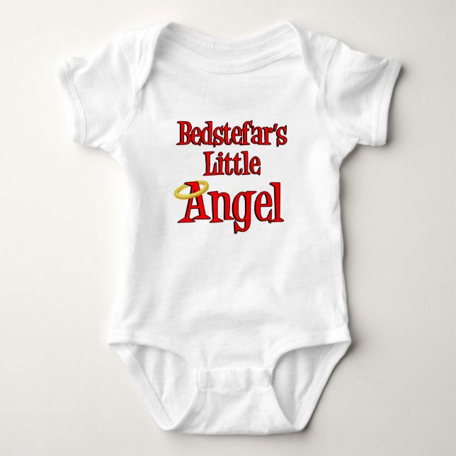 Bedstefar's Little Angel Baby Strampler (Vorderseite)