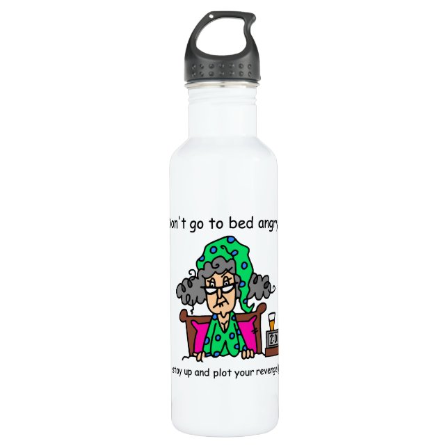 Bedtime Spaß Edelstahlflasche (Vorderseite)