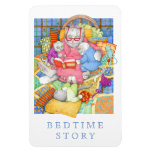 BEDTIME STORE 4x6 Flexible Magnet - Weiß