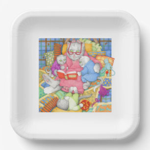 BEDTIME STORY 9" Square Paper Teller