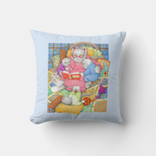 BEDTIME STORY-Kissen - blau Kissen