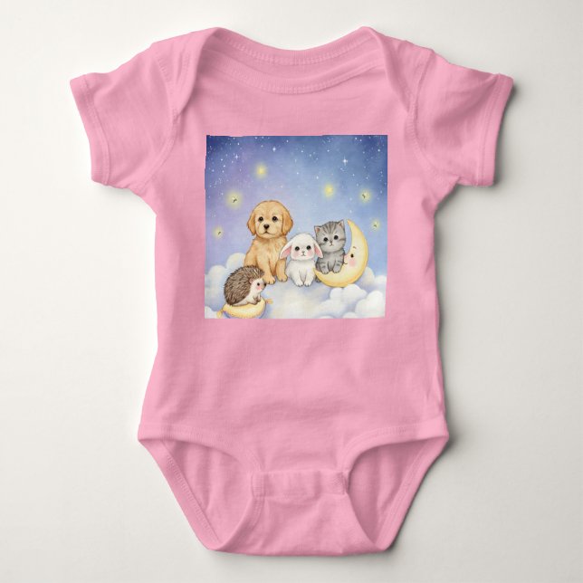 Bedtime Story, Sammlung von Natasha Us Baby Strampler (Vorderseite)