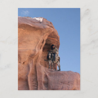 Beduin in Petra Postkarte