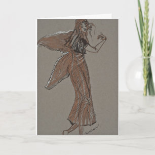 Beduinische Engels-Karte Feiertagskarte