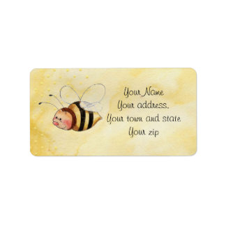 Bee-Address-Labels Adressaufkleber