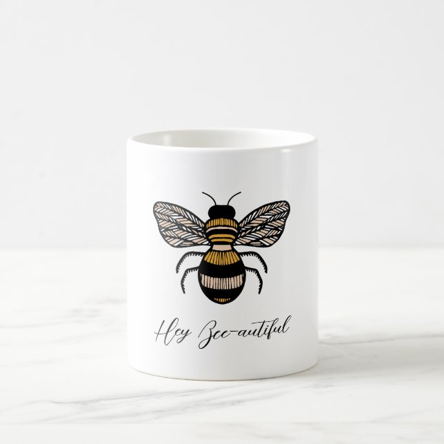 Bee Art Cafe Mug (Centre)
