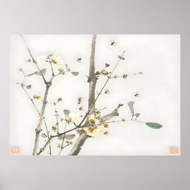 Bee Art Poster (Vorne)