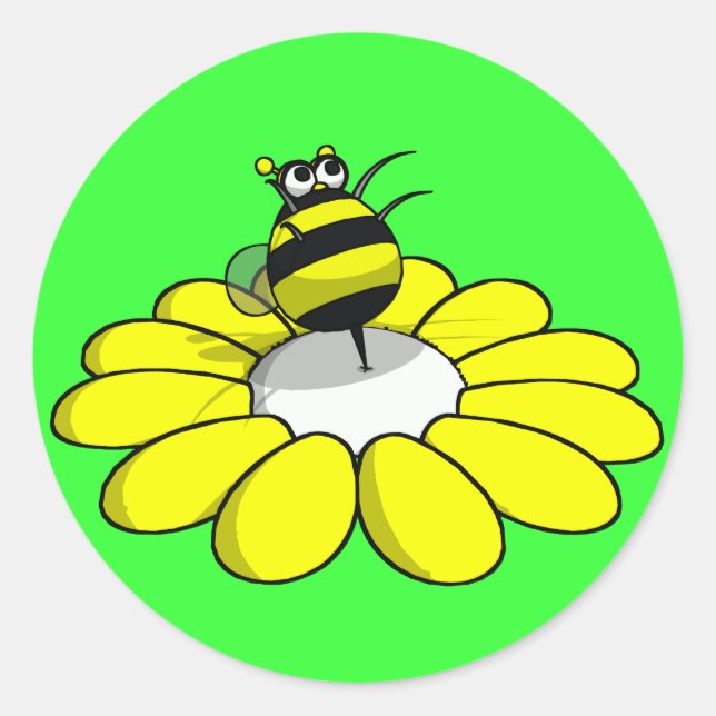 BEE-Aufkleber Runder Aufkleber (Vorderseite)