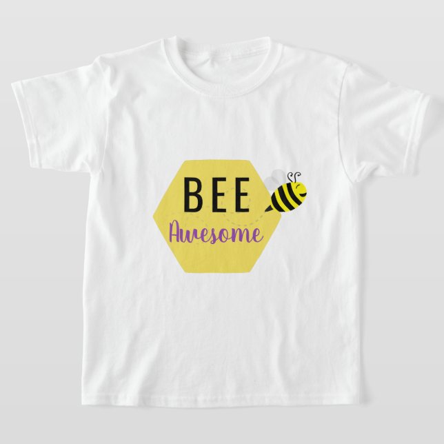 "BEE Awesome" Happy Bee T-Shirt (Poser)