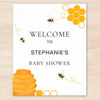 Bee Baby Dusche Willkommen