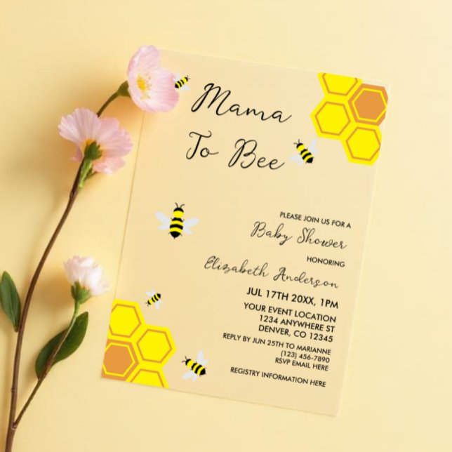 Bee Baby Shower (Von Creator hochgeladen)