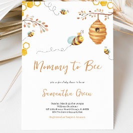 Bee Baby Shower Einladung