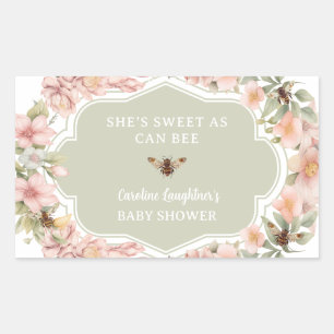 Bee Baby shower Miel Faveur Étiquette