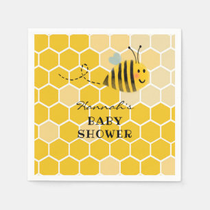 Bee Baby Shower Napkin Serviette