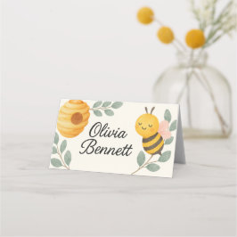 Bee Baby Shower Place Card  Platzkarte