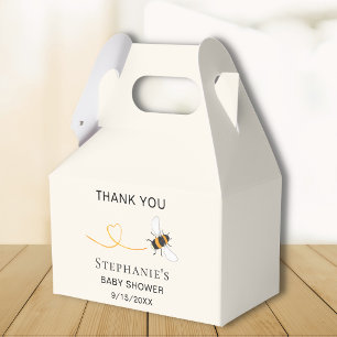 Bee Baby Shower Vielen Dank Geschenkschachtel