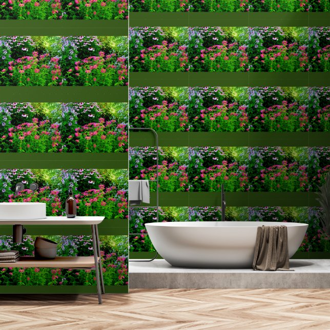 Bee Balm Tapete (Badezimmer)