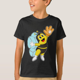Bee Baseball Baseball-Handschuh T-Shirt
