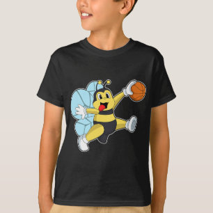 Bee Basketball Player Basketball Sport Premium T-Shirt