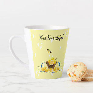 Bee Beautiful Latte Mug