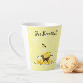 Bee Beautiful Latte Tasse