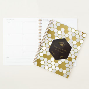 Bee BeeKeeper Honey Apairist Gold Black Planer