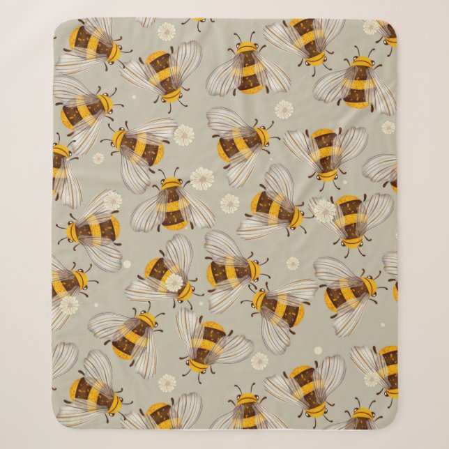Bee Big. Digitales zeichn Sherpadecke (Vorderseite)