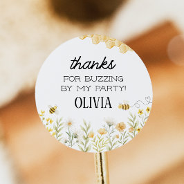 Bee Birthday Stickers