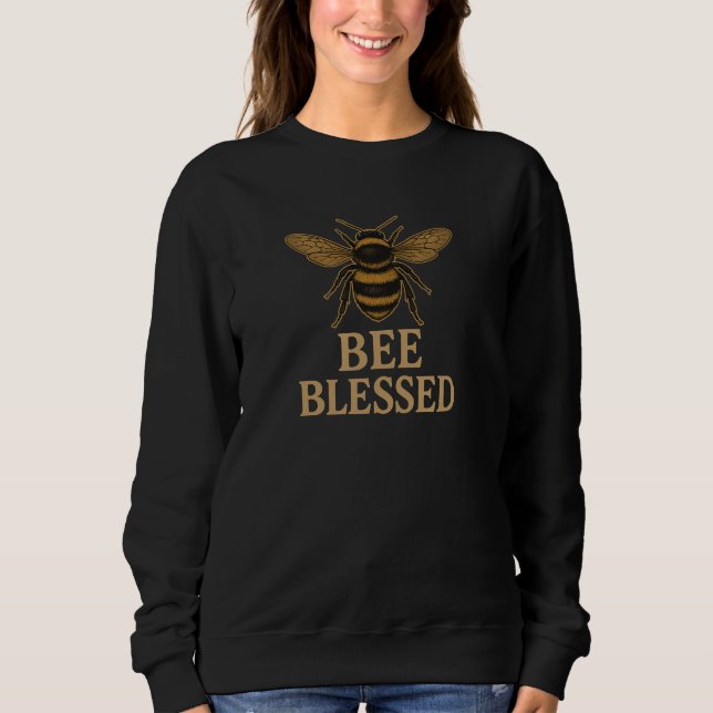 Bee Blessed - Christian Sweatshirt (Vorderseite)