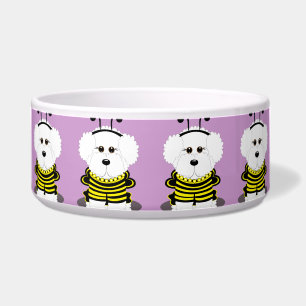 Bee*chon Bichon Frise Hummel-Bienen-Hundeschüssel Napf