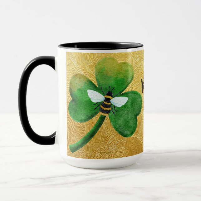 Bee Clover Coffee Tasse. Tasse (Links)