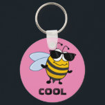 Bee Cool | Funny Trendy Bee Customizable Schlüsselanhänger<br><div class="desc">Bee Cool | Funny Trendy Bee Customizable keychain
A perfect unique gift for almost any occasion.
You can customize this product by adding the name of your friend,  father,  boyfriend,  girlfriend or even your own name!</div>