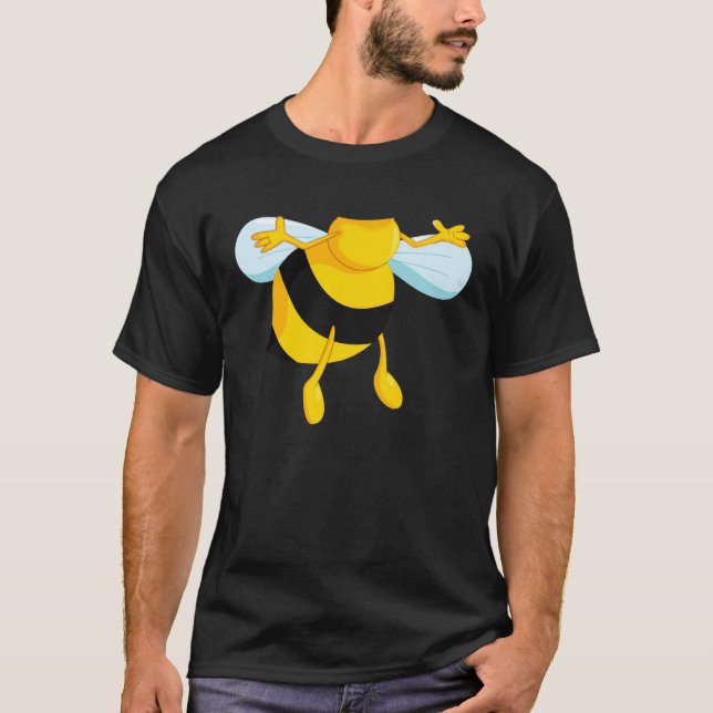 Bee Costume Matching Halloween Bee T-Shirt (Vorderseite)