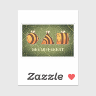Bee Different - Funny Bees Aufkleber