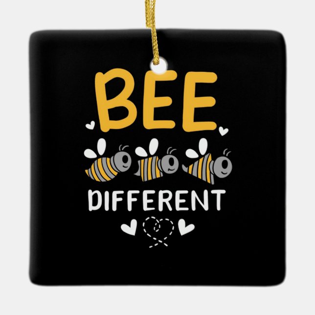 Bee Different Keramikornament (Vorderseite)