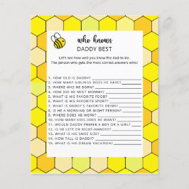 Bee floral Wer DADDY am besten kennt