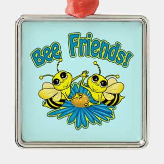 Bee Friends Silbernes Ornament