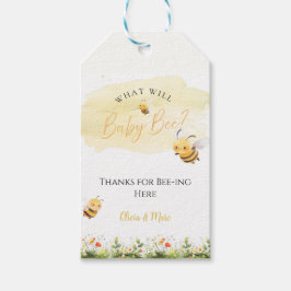 Bee Geschlecht Enthüllung • Was wird Baby Biene Geschenkanhänger