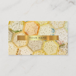 Bee Gold Honeycomb Beehive Vip Visitenkarte